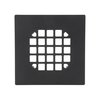 Danco 4-1/4 in. Matte Black Square Stainless Steel Drain Cover 9D00011047